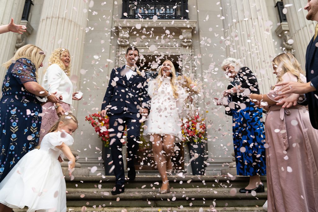 How to get the perfect confetti shot on your wedding day
