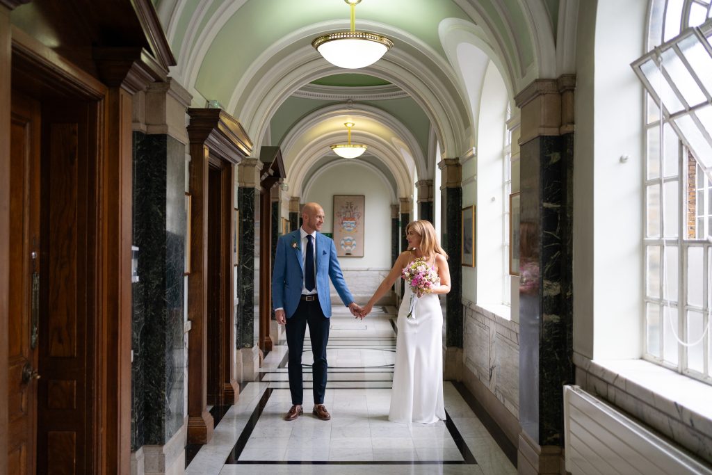 Rosie & Mark’s Intimate Micro-Wedding at Islington Town Hall