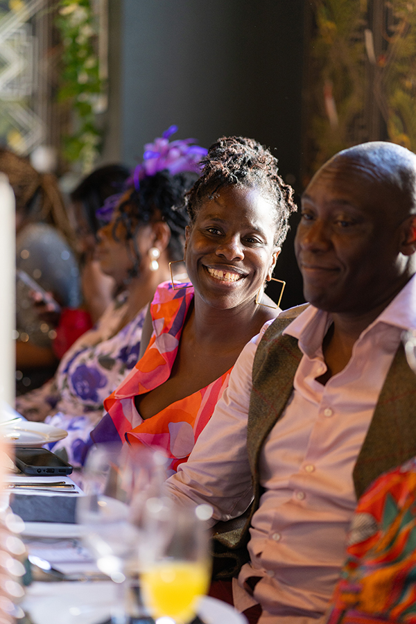 close up of guests during speeches