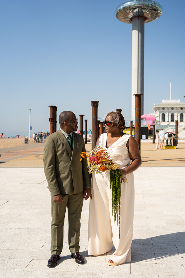 couple photos on Brighton Beach