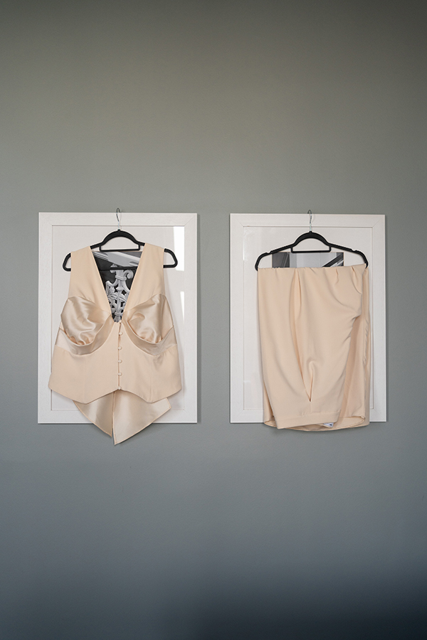 bride's wedding outfit from ASOS