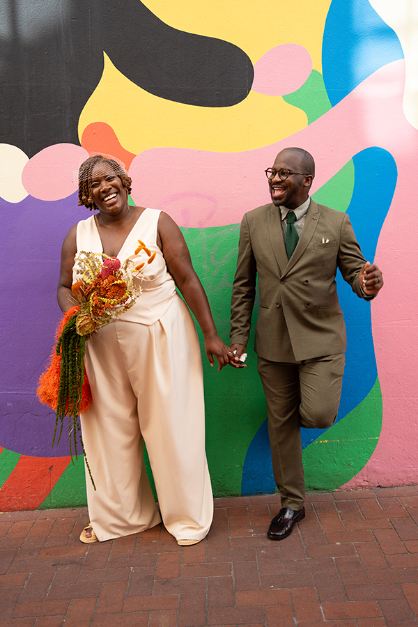 colourful Brighton wedding photography