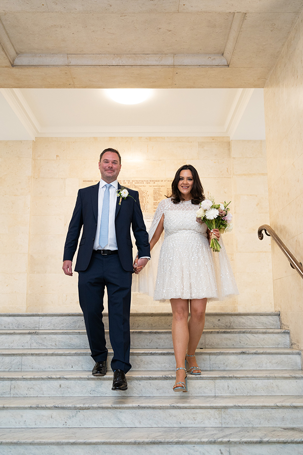 wedding portraits at the old Marylebone Town Hall